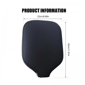 Pickleball Paddle Cover, Universal Case Size – 8.6 x 11.8 inches Racket Sleeve, Compatible with Most USAPA Standard and Elongated Pickball Paddles