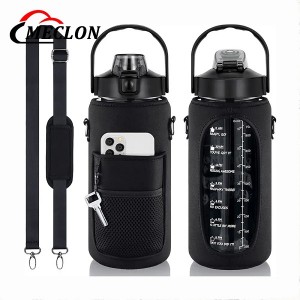 Factory Wholesale Neoprene Water Bottle Cooler Bag Adjustable Strap Cup Sleeve with Custom Logo
