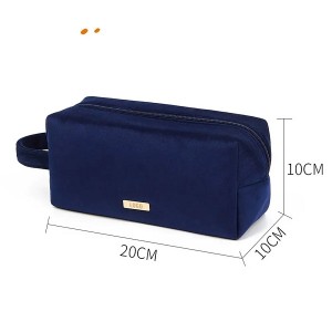 Large Capacity Makeup Bag Diving Material Skincare Storage Bag Portable Toiletry Storage Bag