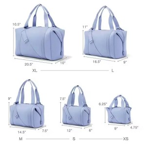 Wholesale Custom Gym Duffle Bag Handbag Large Capacity Travel Sport Weekender Bag Neoprene Tote Duffel Bag