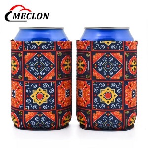 Custom Printing Cup Stubby Holder Neoprene Can Cooler Sleeve Insulated Beer Bottle Cover Gift