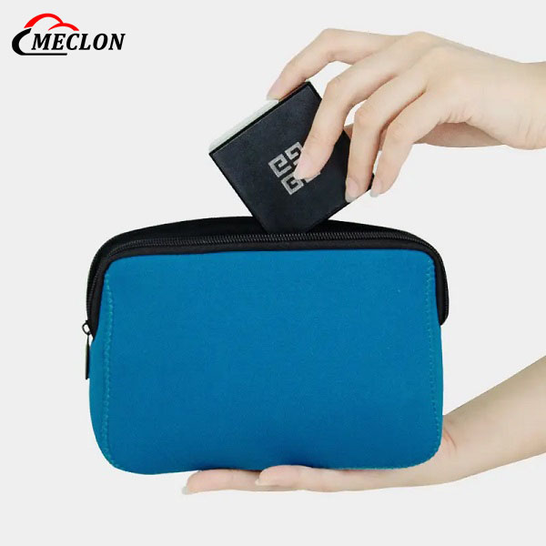 Multi-functional Portable SBR Neoprene Makeup Bag Waterproof Purse Small Objects Sundries Storage Bag OEM/ODM Customization