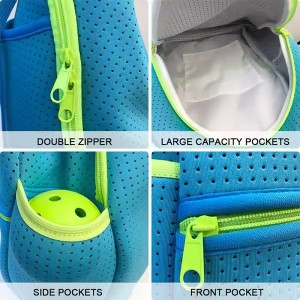 Customized Neoprene Pickleball Racket Bag Sports Pickleball Racket Sling Pickleball Paddle Bag