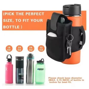 Insulated Neoprene Sports Magnet Water Bottle Cover Gym Cup Set Coffee Cup Cover Magnet Cup Sleeve