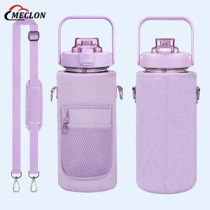 Customized Neoprene Gallon Bottle Set Outdoor Water Bottle Sleeve Large Capacity Fitness Sports Insulation Cup Set Kettle Bag