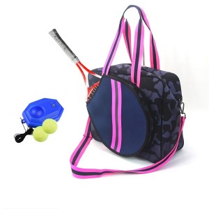 Wholesale Customized Portable Tennis Badminton Racket Sling Bag for Women Neoprene Outdoor Sports Tote Bag