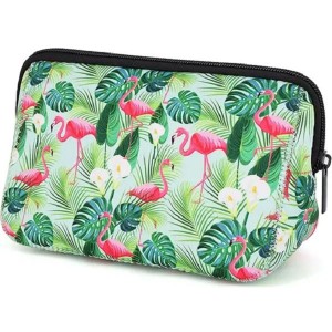 Cosmetic Bag Waterproof Neoprene Zipper Pouch Travel Portable Toiletry Makeup Bags Organizer Case for Women and Girls