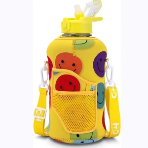 Customized of Large Capacity Bottle Diving Material Cup Cover Heat Insulation Anti-scalding Portable Adjustable Shoulder Strap