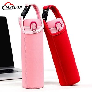 Custom Portable Neoprene Multi-color Thermos Bottle Cover Multi-function Outdoor Shock-proof Insulation Bottle Cover