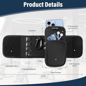 Customized Design Neoprene Sports Magnet Water Bottle Cover Gym Cup Set Coffee Cup Cover Magnet Cup Sleeve