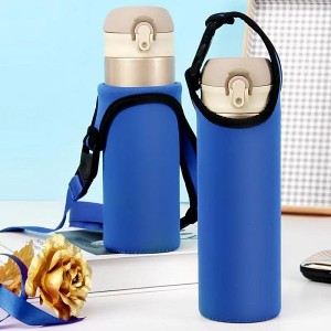 Custom Portable Neoprene Multi-color Thermos Bottle Cover Multi-function Outdoor Shock-proof Insulation Bottle Cover