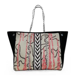 New Designer Neoprene Tote Bag for Women Portable Beach Handbags Hot Summer Weekend Beach Bag