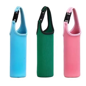 Custom Portable Neoprene Multi-color Thermos Bottle Cover Multi-function Outdoor Shock-proof Insulation Bottle Cover