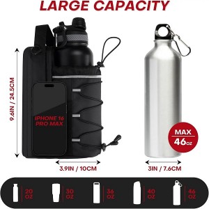 Custom Magnetic Gym Bag, Magnet Water Bottle Bag for Men and Woman with Phone Pockets, Sports and Travel Fitness