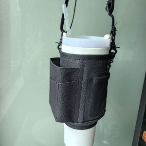 Wholesale Customization Printed Water Bottle Sleeve Neoprene 40oz Bottler With Adjustable Shoulder Strap