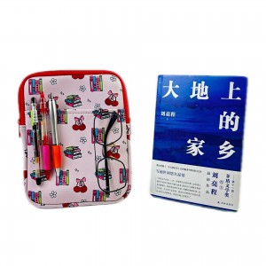 Sublimation Custom Stationary Pouch Neoprene Protective Book Sleeve with Zipper