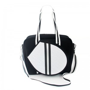 Borsa da tennis in neoprene cù cinturini in nylon