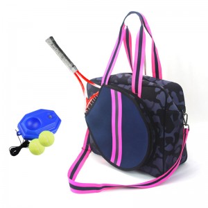 Neoprene Tennis Bag nga adunay Nylon Straps