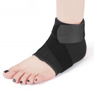 Protezione della caviglia a compressione regolabile in neoprene traspirante