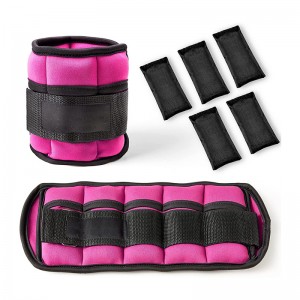 Yiyọ Pockets Wrist ati Ankle Weights