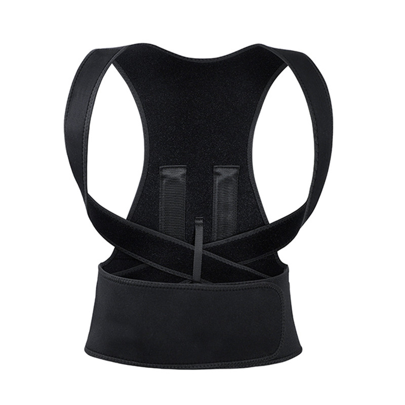 Double Sterke Auxiliary Support Bar Padded Posture Belt