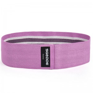 Rirọ adaṣe Workout Hip Oruka igbanu Amọdaju Fabric Resistance igbohunsafefe