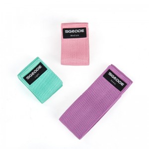 Rirọ adaṣe Workout Hip Oruka igbanu Amọdaju Fabric Resistance igbohunsafefe