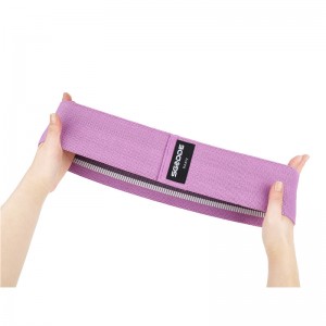 Rirọ adaṣe Workout Hip Oruka igbanu Amọdaju Fabric Resistance igbohunsafefe