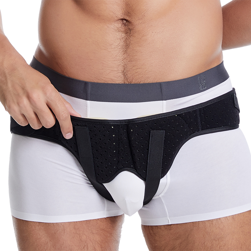 Soporte de hernia inguinal para homes e mulleres