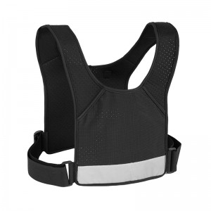 විශාල සාක්කු 2ක් සහිත Neoprene Reflective Running Vest