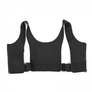 විශාල සාක්කු 2ක් සහිත Neoprene Reflective Running Vest
