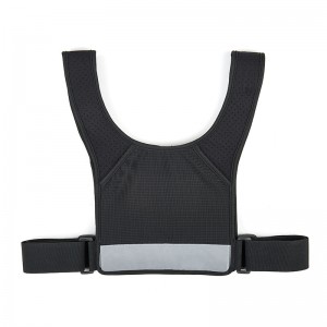 විශාල සාක්කු 2ක් සහිත Neoprene Reflective Running Vest