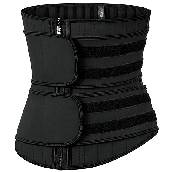 2 Removable Straps 25 Steel Bone Waist Trainer