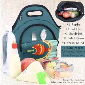 Neoprene 3mm Insulated Food Cooler Bag