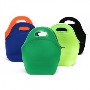 Túi đựng đồ ăn trưa Neoprene dày 7mm có dây kéo