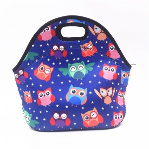 7mm Kekandelan Neoprene Lunch Bag karo Zipper