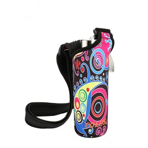 Cooler Bag Neoprene Water Bottle Sleeve with Shoulder Strap