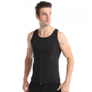 Neoprene Shapewear Amọdaju Ere idaraya Sweatsuit fun Awọn ọkunrin