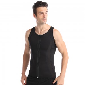 Neoprene Shapewear Fitness Sports Sweatsuit rau txiv neej