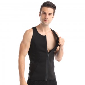 Neoprene Shapewear Amọdaju Ere idaraya Sweatsuit fun Awọn ọkunrin