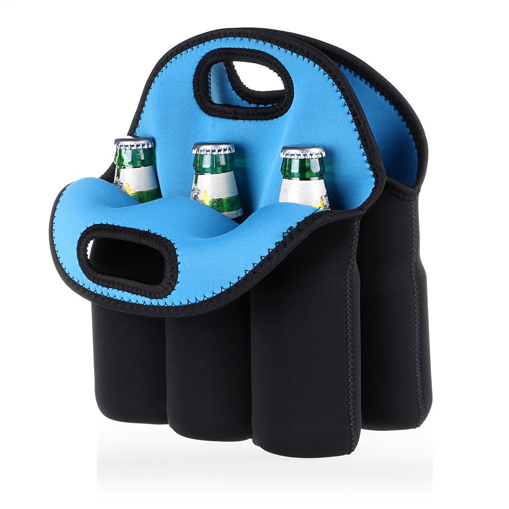 Neoprene Cooler Bag 6 Wine Bottle Sleeve