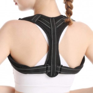 Tuam Tshoj Posture Corrector nrog Reflective Belt