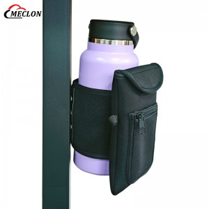 Hot-selling Magnetism Neoprene Water Bottle Sleeve Premium Gym Bottle Carrier Bag Durable Magnetic Bag Water Bottle Holder