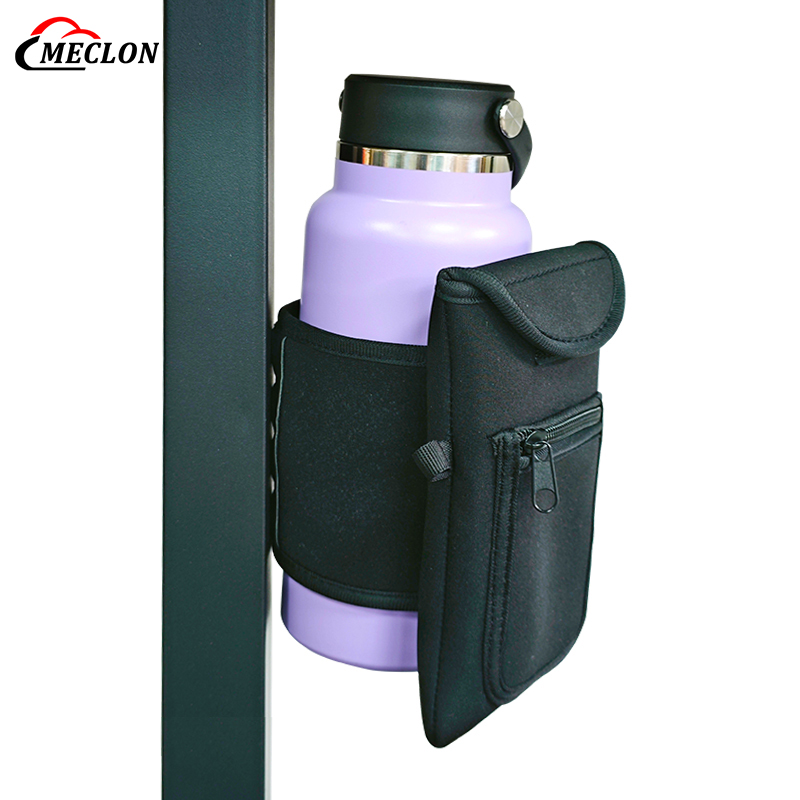 Hot-selling Magnetism Neoprene Water Bottle Sleeve Premium Gym Bottle Carrier Bag Durable Magnetic Bag Water Bottle Holder