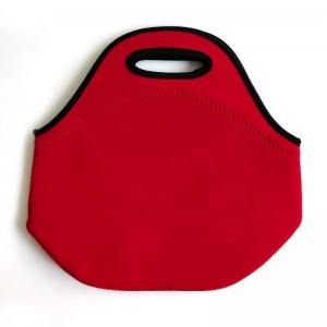 Custom Printed Lunch Bags For School Travel Work Sublimation Blank Neoprene Insulated Cooler Bag Reusable Food Carrier Tote Bag