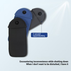 Custodia smart phone chiudibile a chiave in neoprene per studenti delle scuole superiori