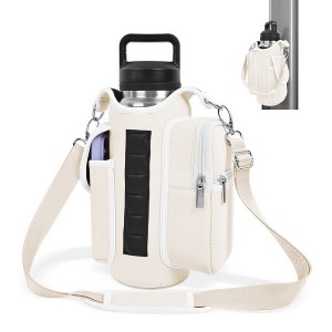 Magnetic Gym Bag Water Bottle Carrier Holder Phone Pockets