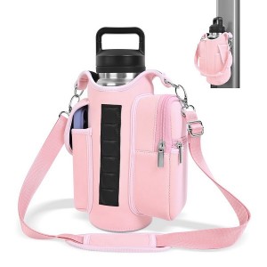 Magnetic Gym Bag Water Bottle Carrier Holder Phone Pockets
